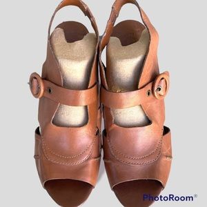 Lucky Brand Chunky Heels Genuine Leather Women’s 9.5